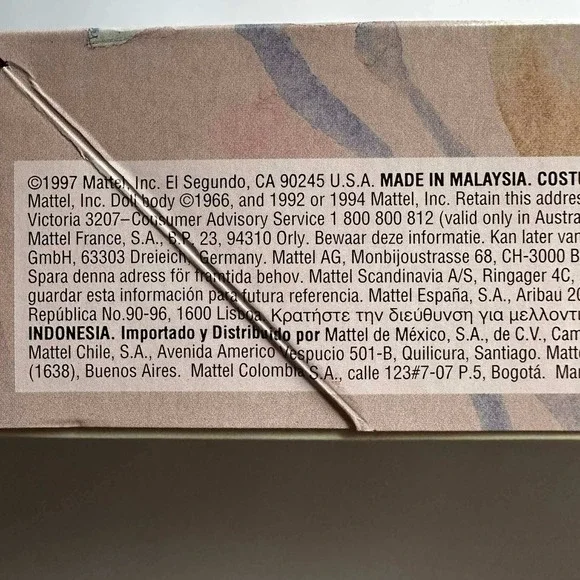 Mattel 1997 Spring Tea Party Barbie Avon Special Edition African American 18657 - Picture 7 of 9